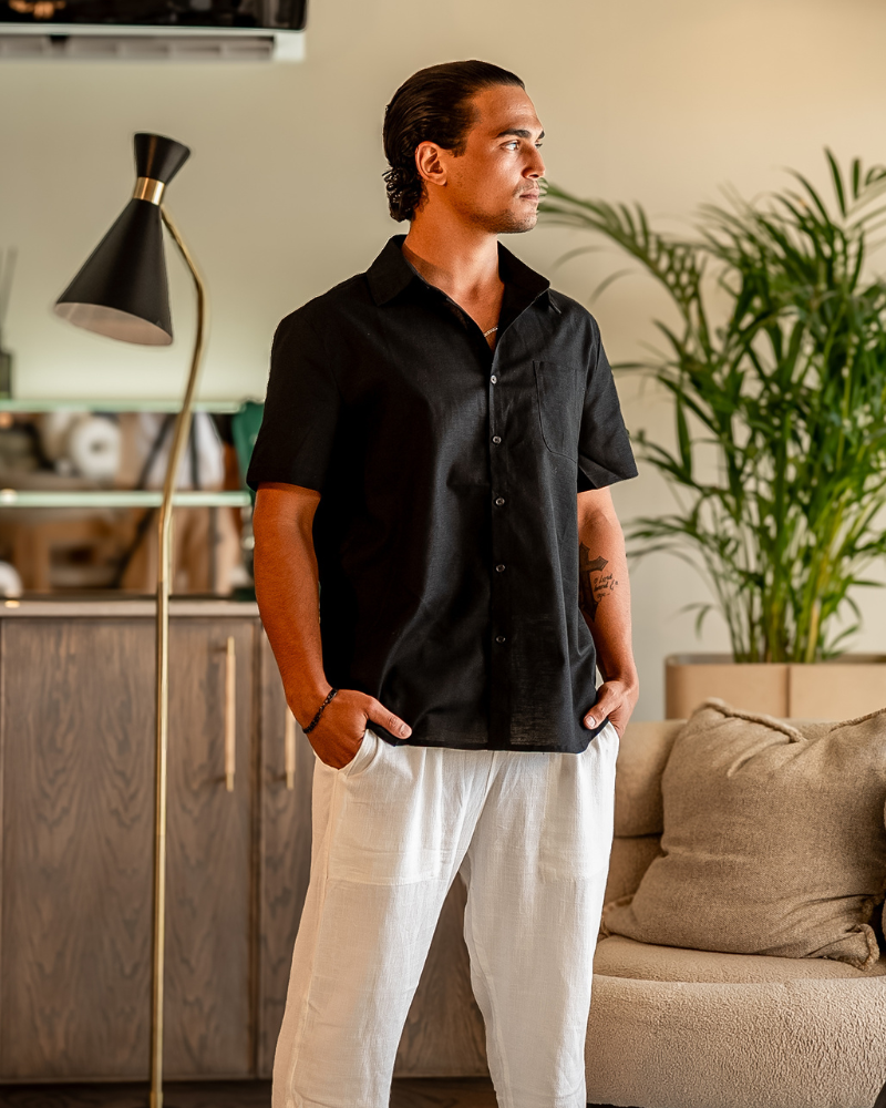 Venice - Linen Shirt (Shortsleeve)