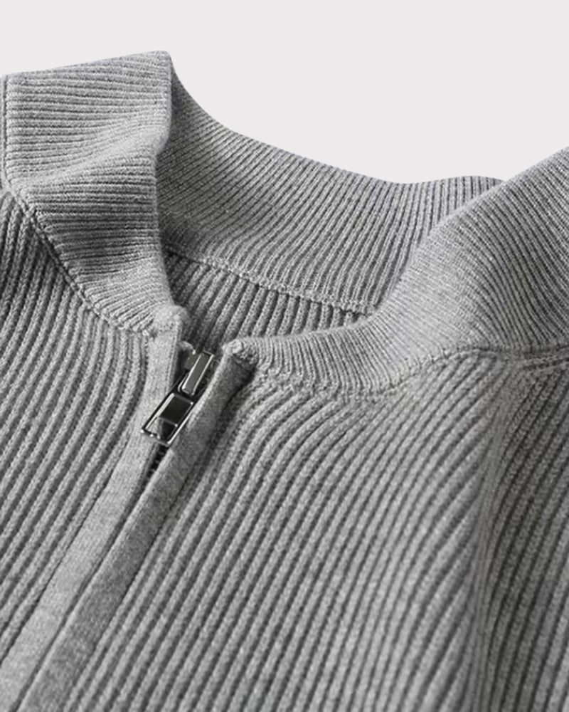 Soft Zip Up Sweater